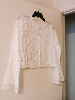 Hawthorn Cotton Eyelet Blouse